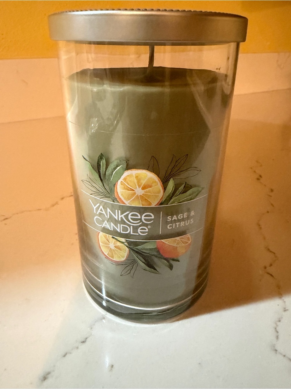 Yankee candle, Sage & Citrus scented